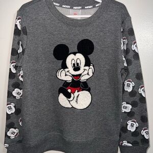 Disney Kids Gray Mickey Mouse Sweatshirt